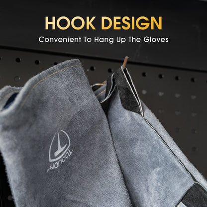 TOOLIOM 16 Inches 932Â° Welding Gloves for MIG/Stick Welding Heat Fire Resistant image 5