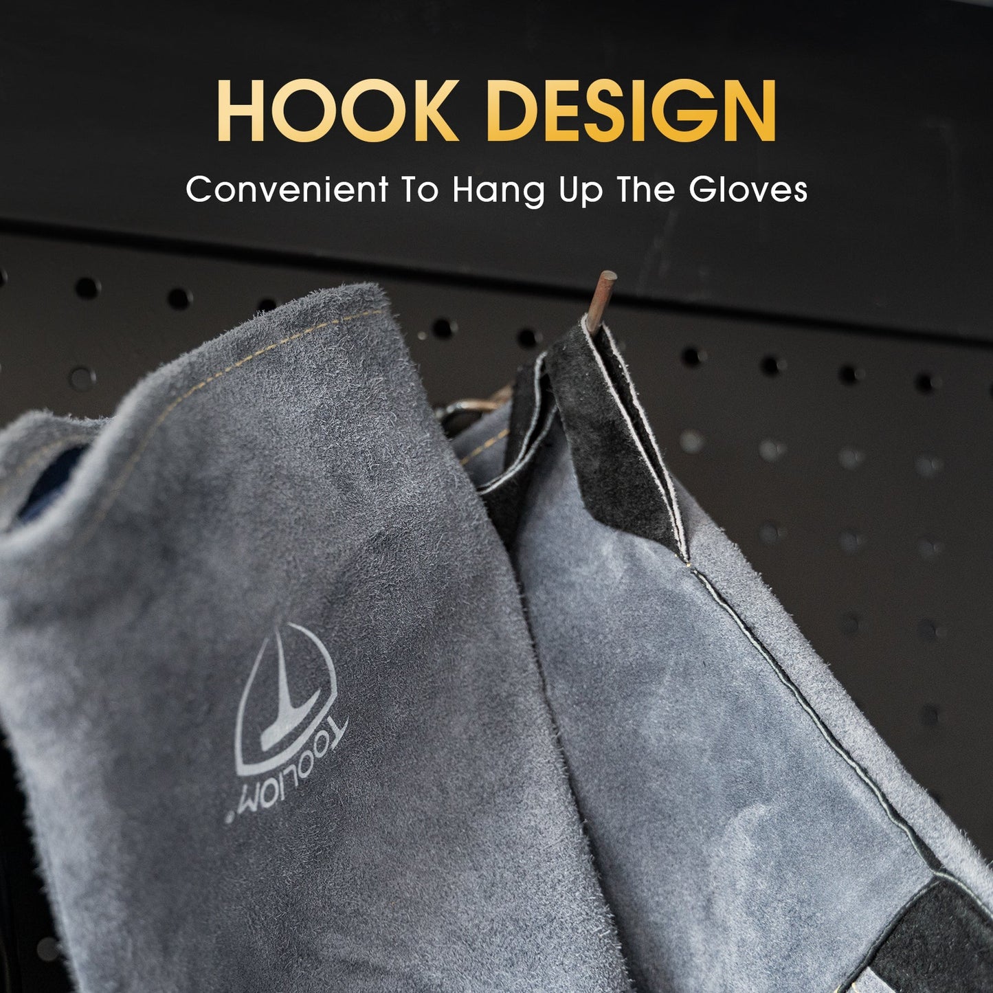 TOOLIOM 16 "es 932„‰ Welding Gloves for MIG/Stick Welding Heat Fire Resistant image 5