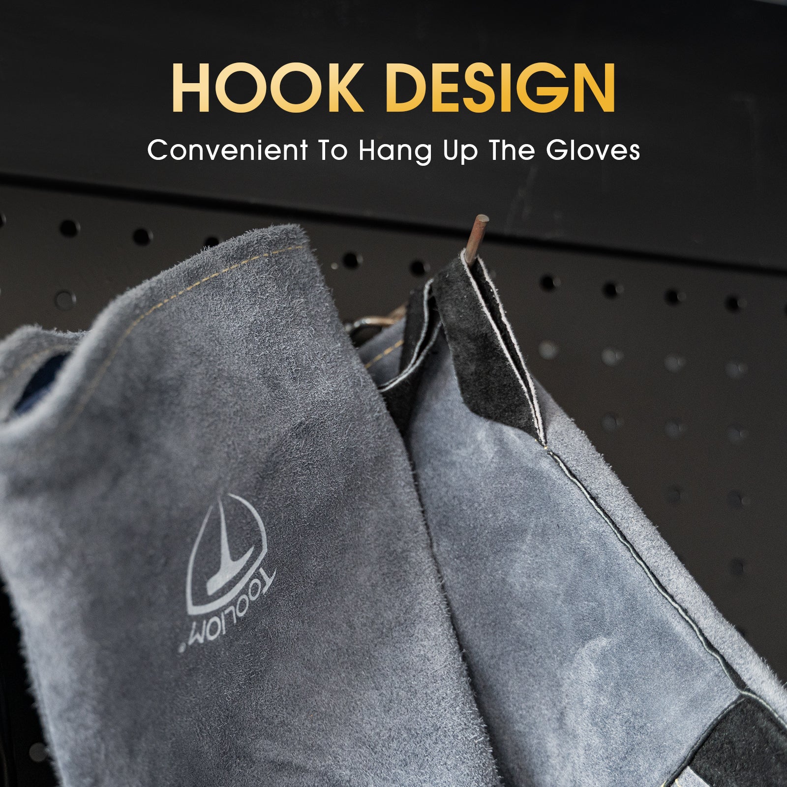 TOOLIOM 16 "es 932„‰ Welding Gloves for MIG/Stick Welding Heat Fire Resistant image 5