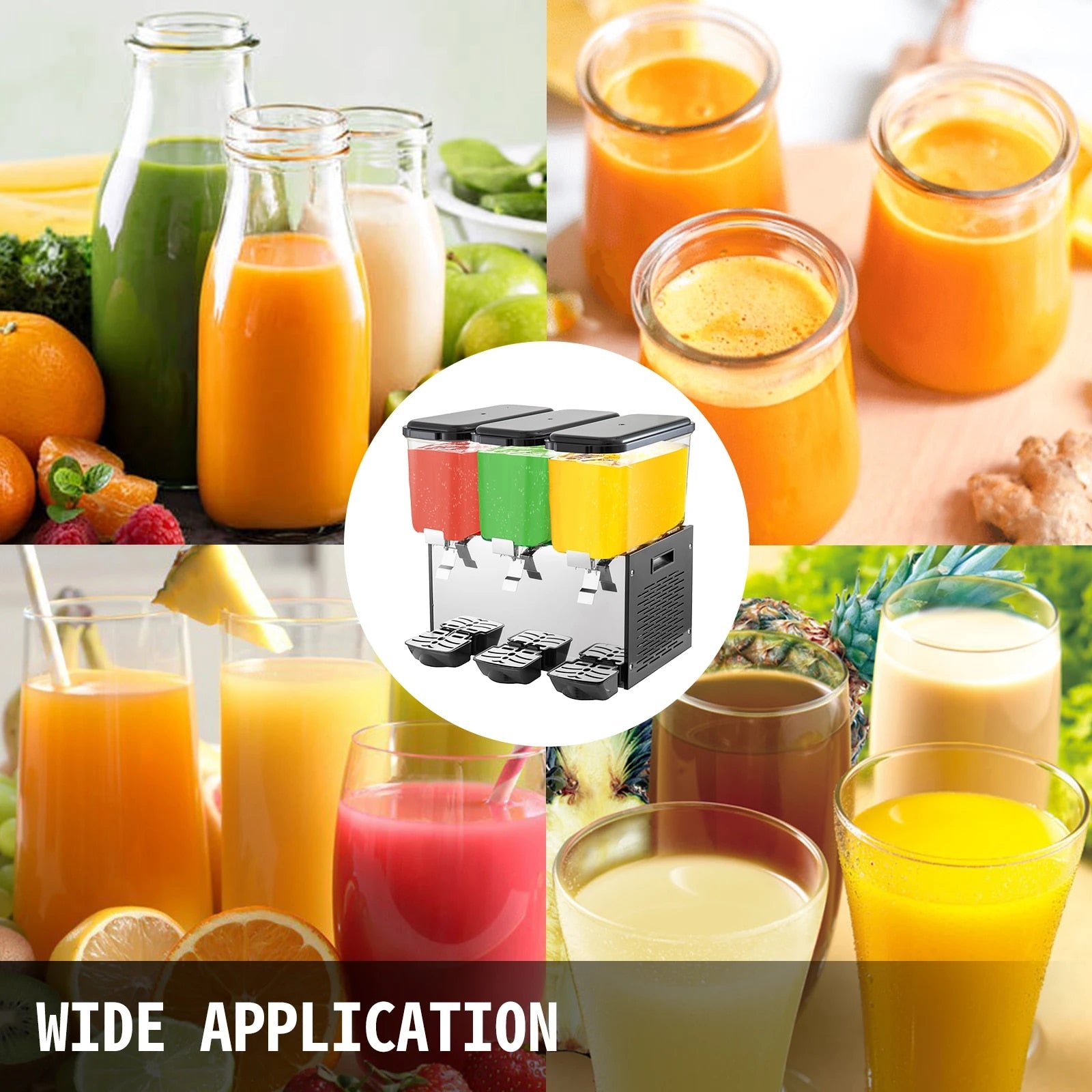 VEVOR 18L 36L 54L Cold Beverage Dispenser Electric Drink Granite Machine Food-G image 4