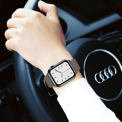Leather strap For Apple watch band 44mm 45mm 49mm 41mm 40mm Accessorie wristban image 8