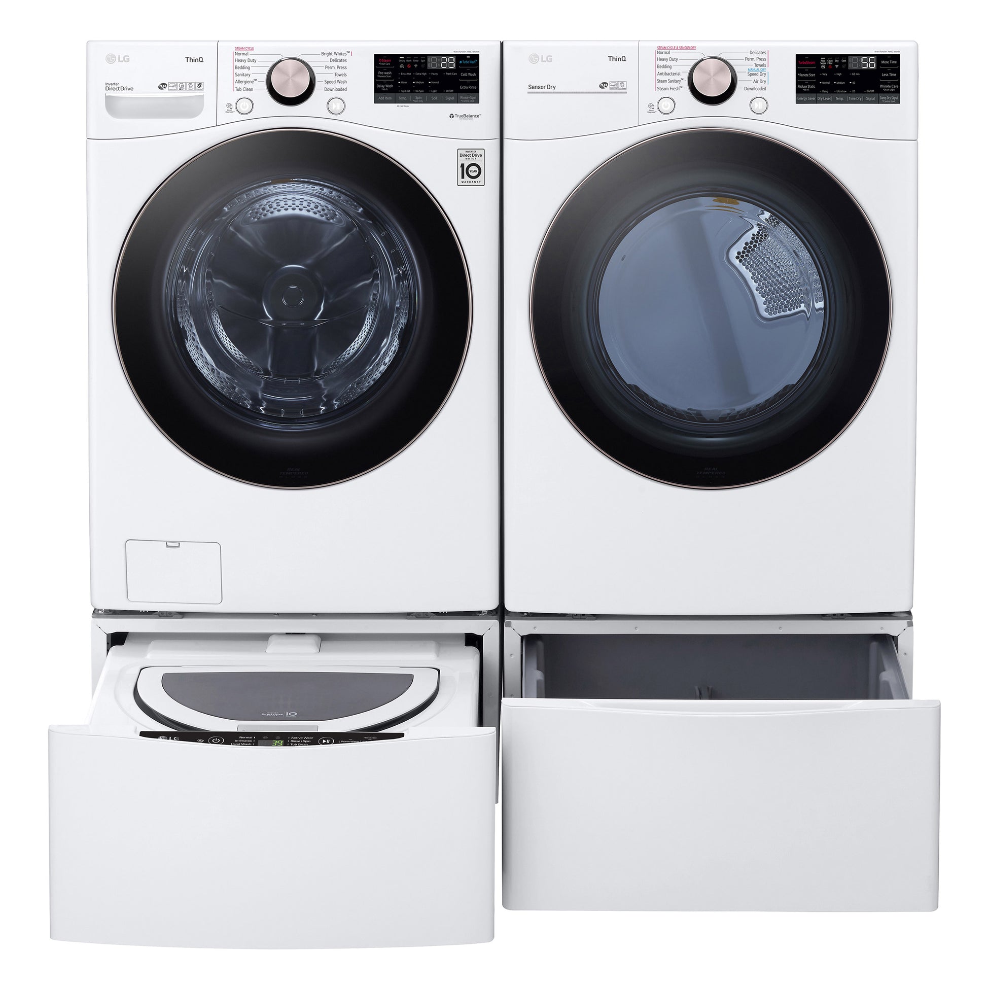 LG 4.5 cu. ft. Front Load Washer with TurboWash 360° and 7.4 cu. ft. ELECTRIC image 5