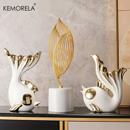 Ceramics Statue Exquisite Home Decor Modern Abstract Art Statue Ornaments Sculp image 8