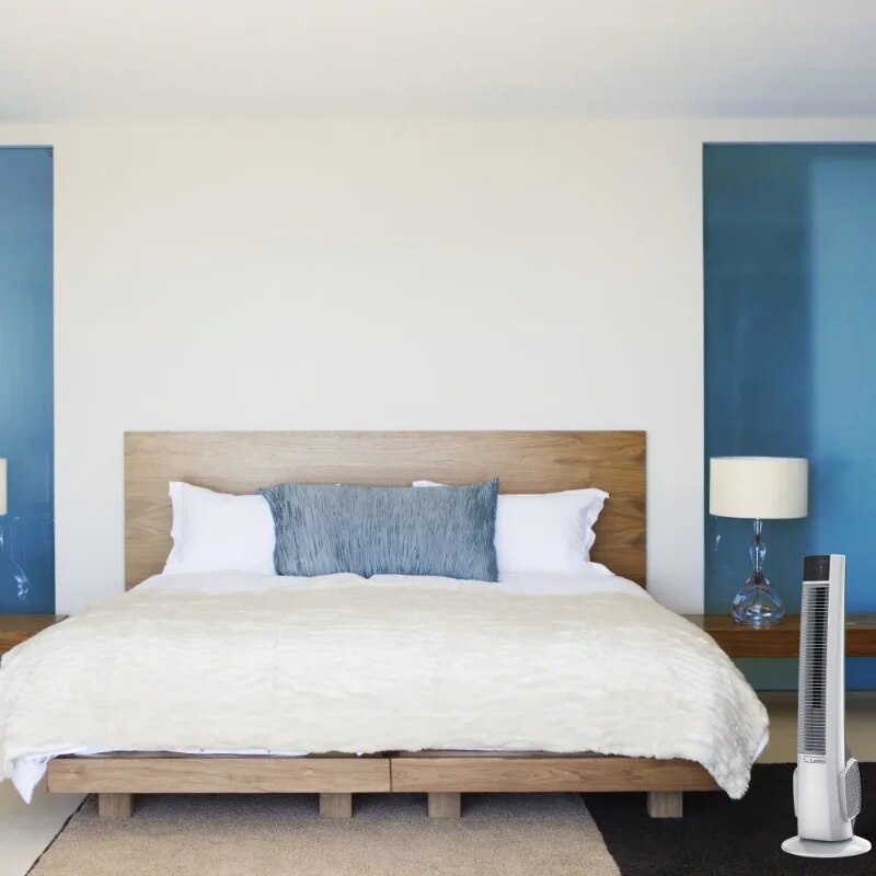 Lasko 4-Speed Oscillating Hybrid Tower Fan with Timer and Remote Control, T3840 image 5