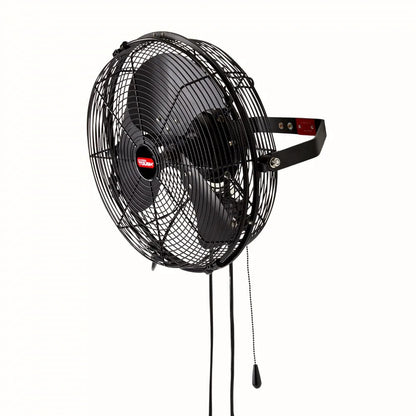 14 " Outdoor Wall Fan With Misting Kit, 3 Blades, Black image 4