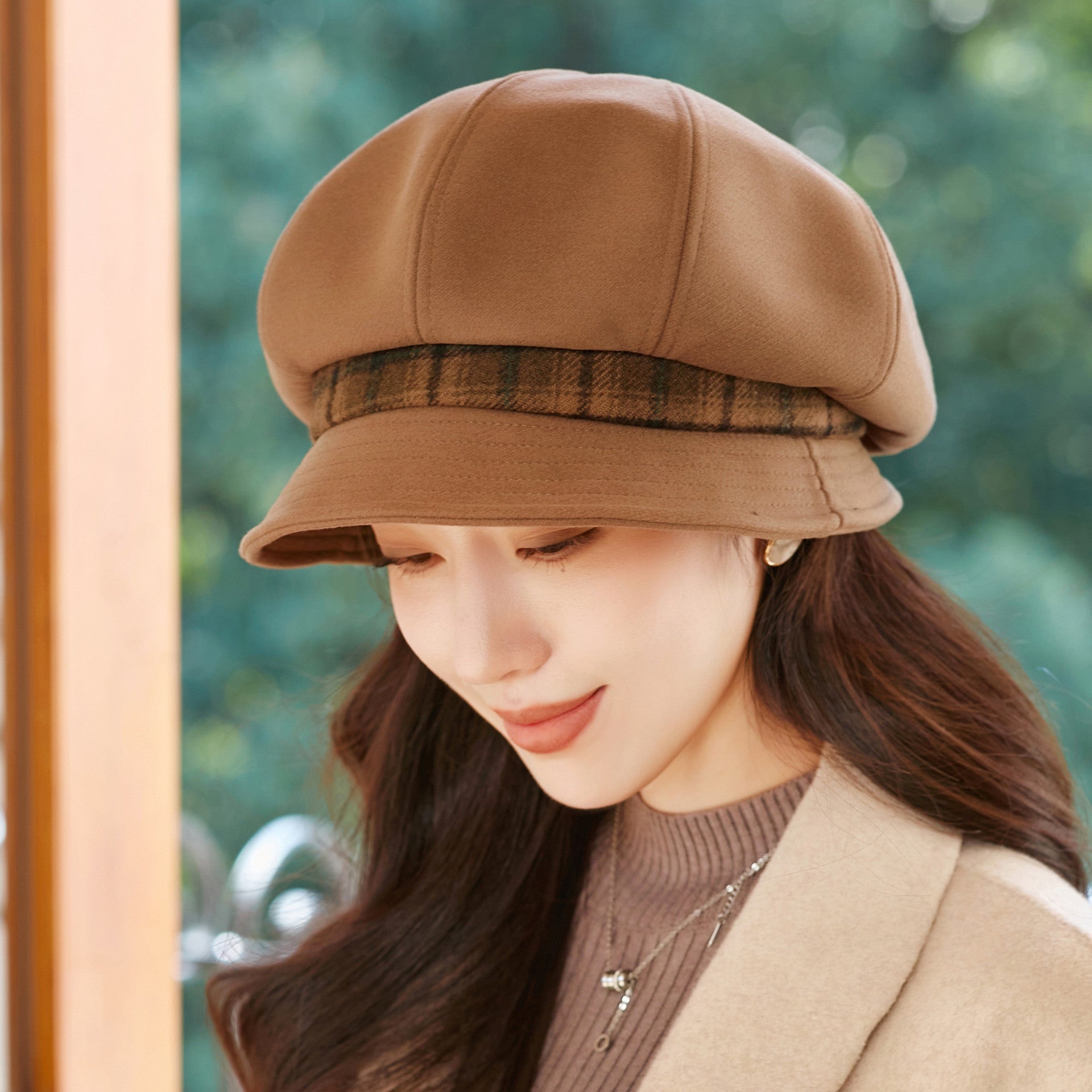 Women's new autumn and winter fisherman hat, casual and versatile basin hat, Br image 7