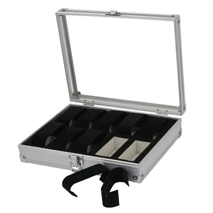 Handmand Slots Aluminum Alloy Display Watch Box Organizer Jewelry Storage Case  image 1