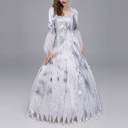 Halloween Wedding Dress Costume Zombie Bride Cosplay Dress Ghost Bride Cosplay  image 1