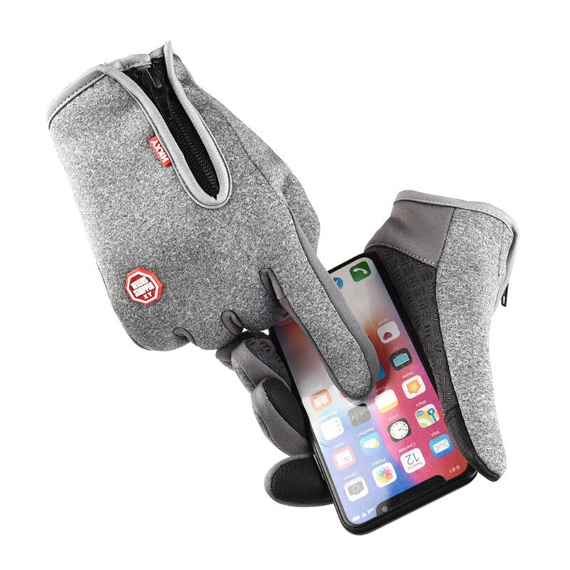 Winter Fleece Gloves for Men Women Touchscreen Warm Outdoor Cycling Driving Col image 2
