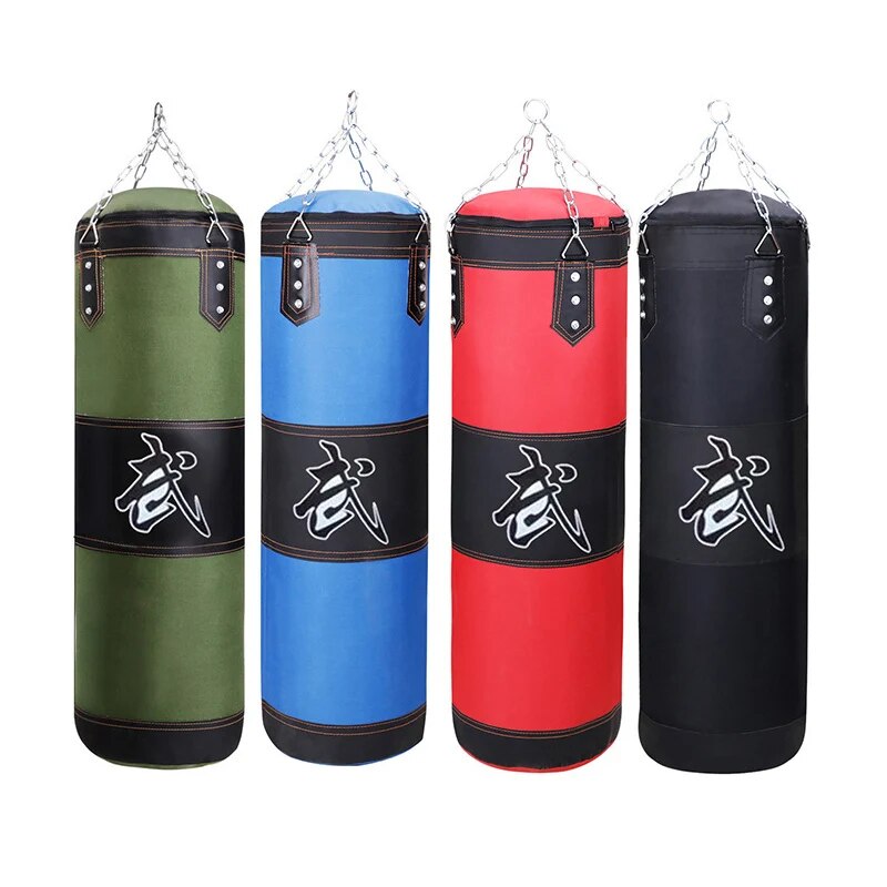 Punch Sandbag Durable Hanging Hollow Sandbag Boxing Heavy Punch Bag With Metal  image 1