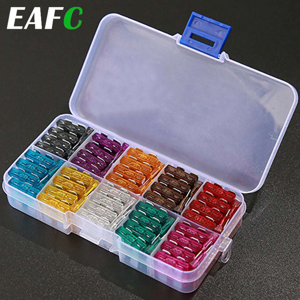 100pcs 50pcs Car Fuse AssortMen'st Set Profile Middle Size Blade Type Fuse Auto C