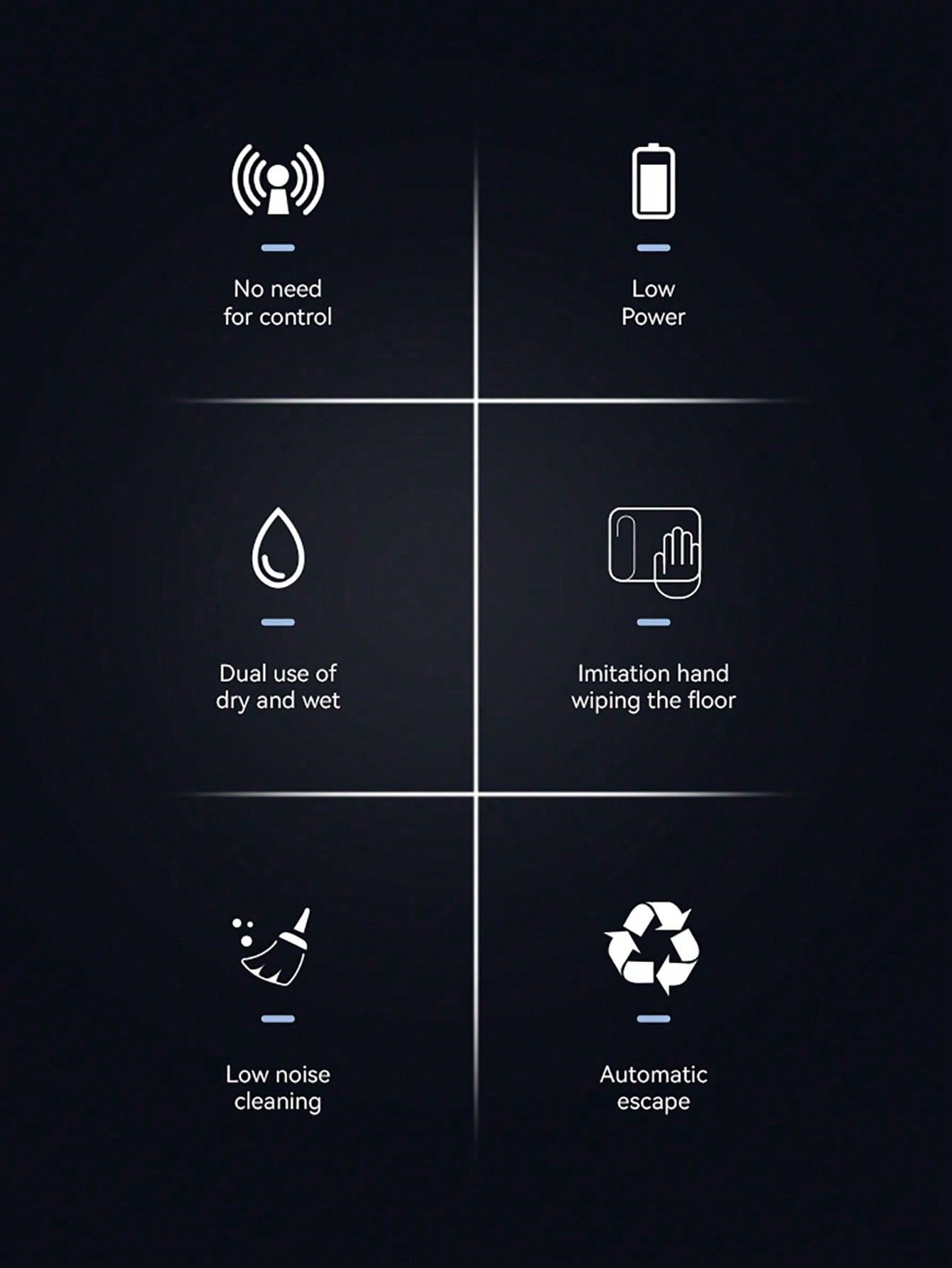 A Convenient Automatic Cleaning Robot Vacuum, Suitable For Home Use, Integrated image 2