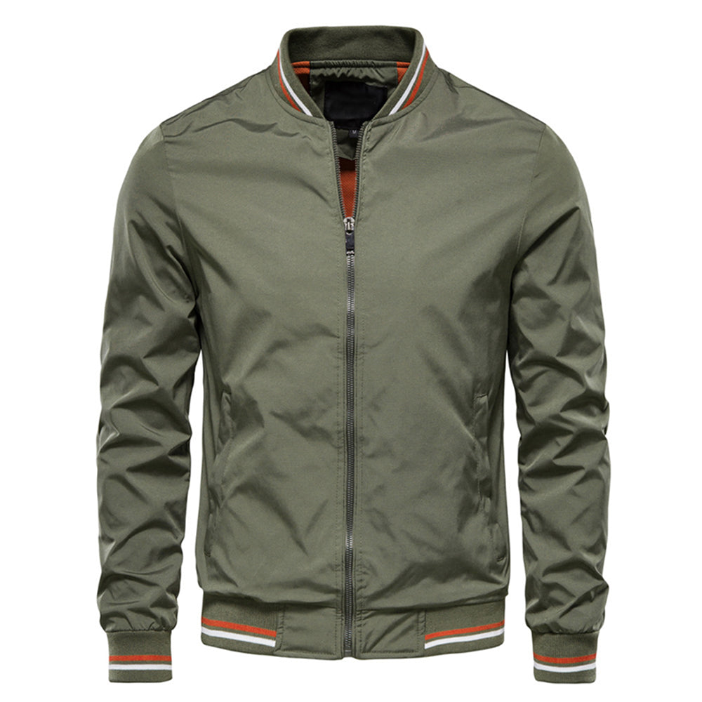 Spring Summer Jacket Men Black Casual Slim Fit Baseball Men Jackets New