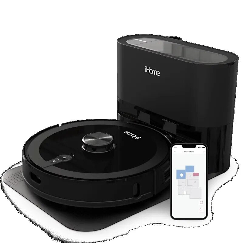3-in-1 Robot Vacuum and Vibrating Mop with LIDAR Navigation and Auto Empty Base image 2