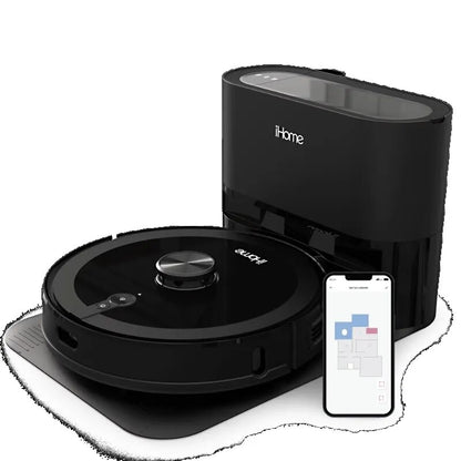 3-in-1 Robot Vacuum and Vibrating Mop with LIDAR Navigation and Auto Empty Base image 2
