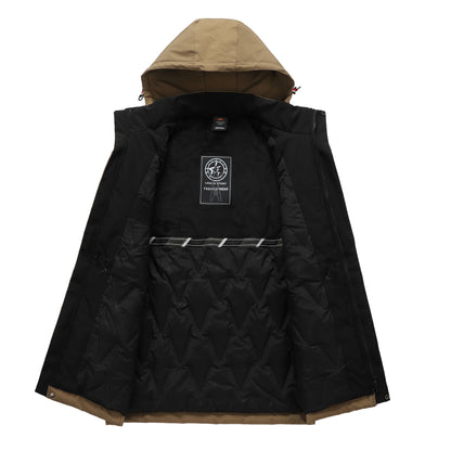 Winter Parka Men Windbreak Plus Thick Warm Windproof Fur Coats Male Military Ho image 6