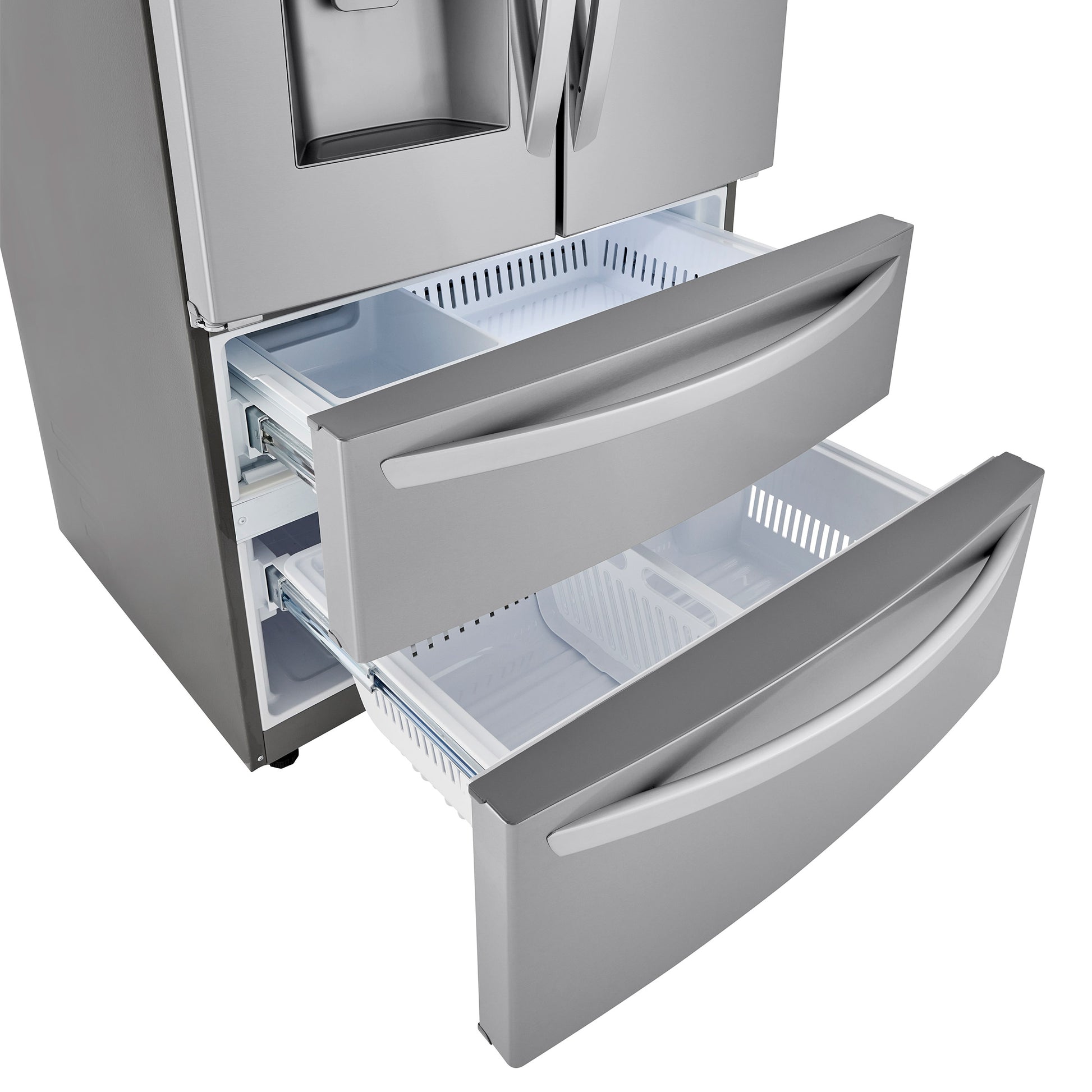 LG 22 cu. ft. Smart Counter Depth 4-Door Double Freezer Refrigerator image 5