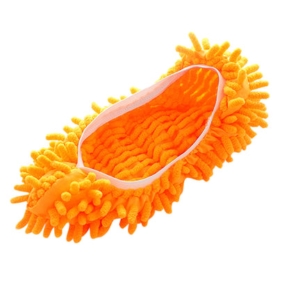 Chenille Dust Mop Slippers Home Floor Cleaning Lazy Mopping Shoes Water Uptake  image 6