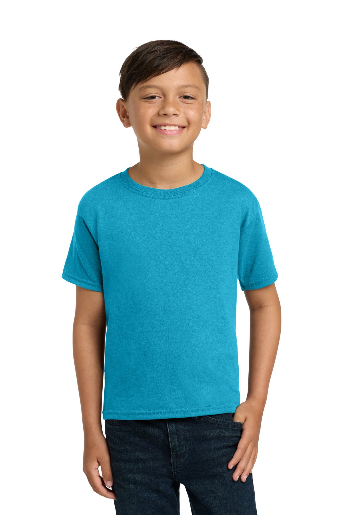 Jerzees Youth Dri-Power 50/50 Cotton/Poly T-Shirt.  29B
