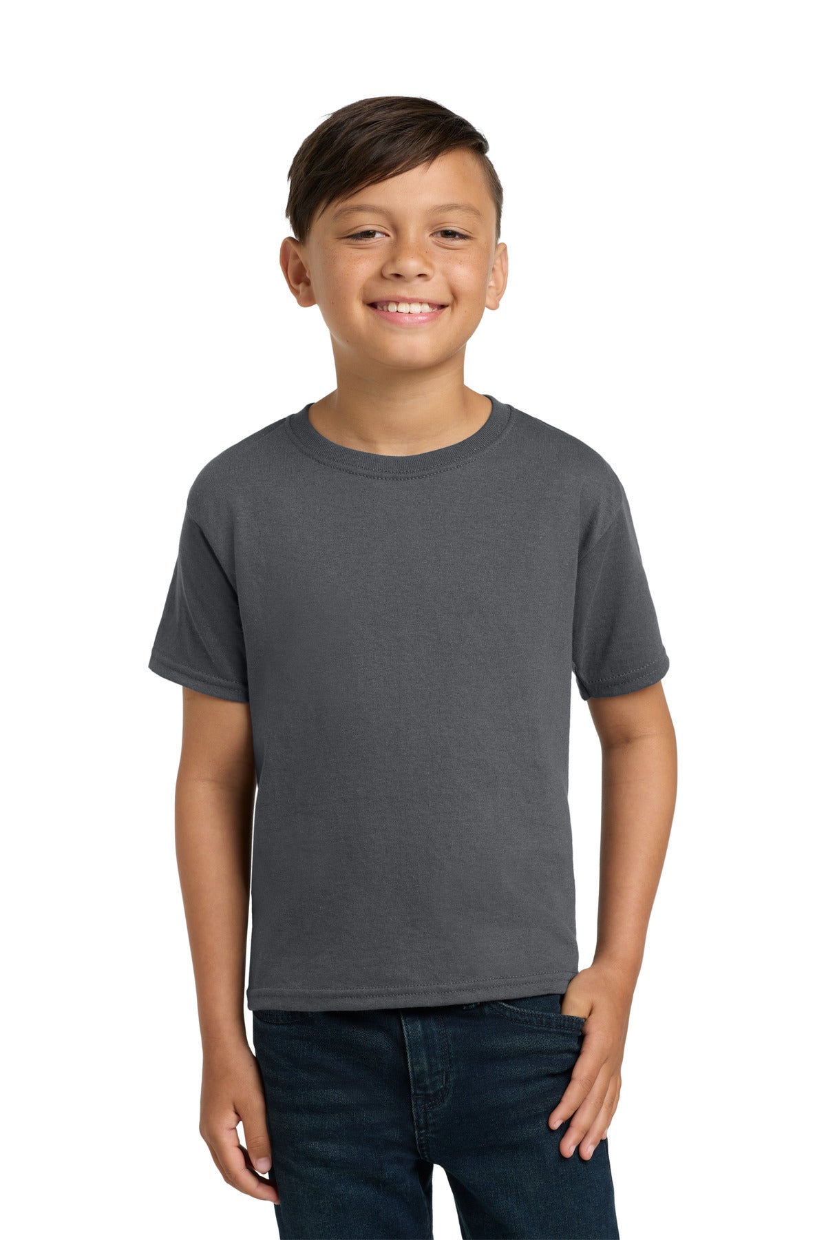 Jerzees Youth Dri-Power 50/50 Cotton/Poly T-Shirt.  29B
