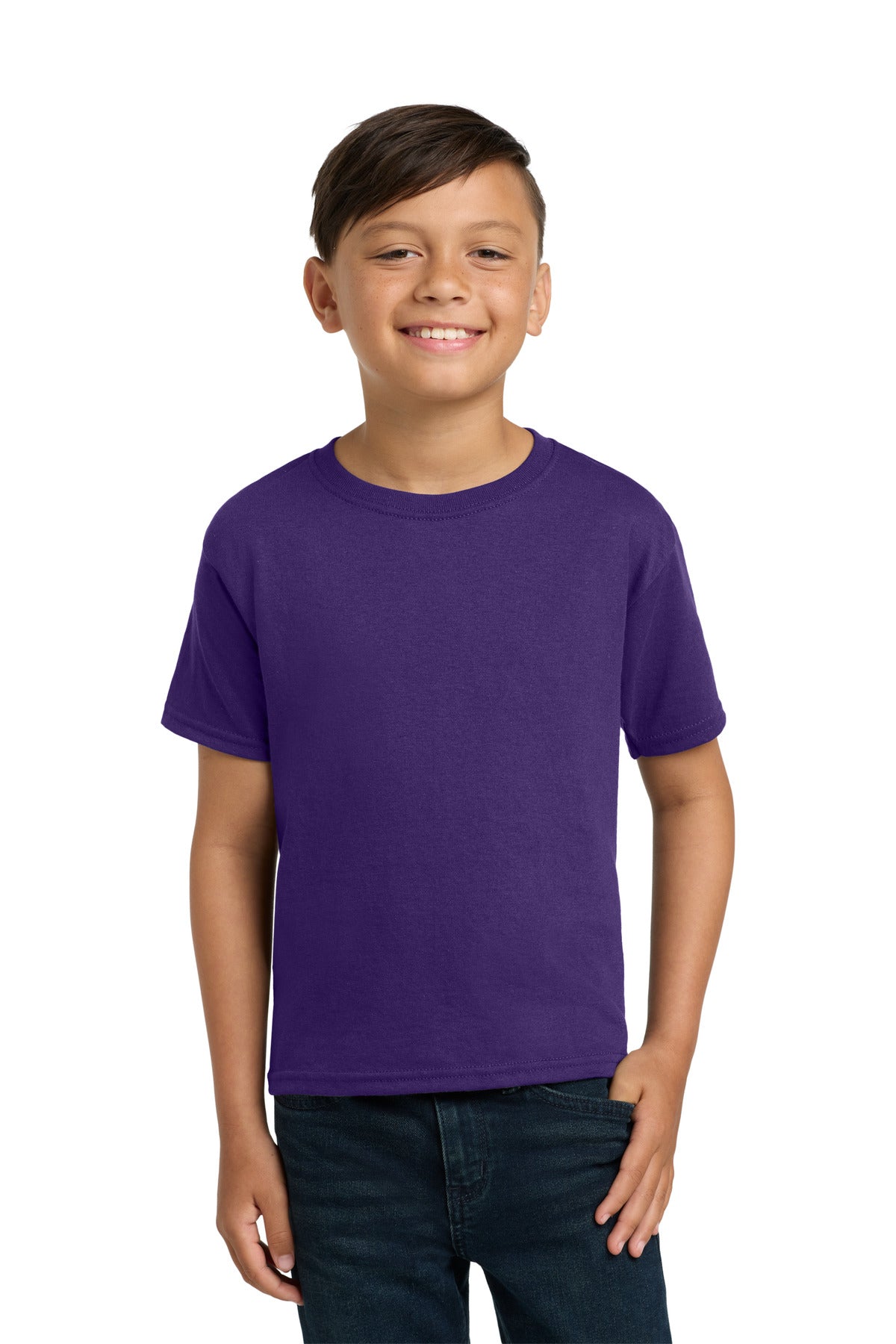 Jerzees Youth Dri-Power 50/50 Cotton/Poly T-Shirt.  29B