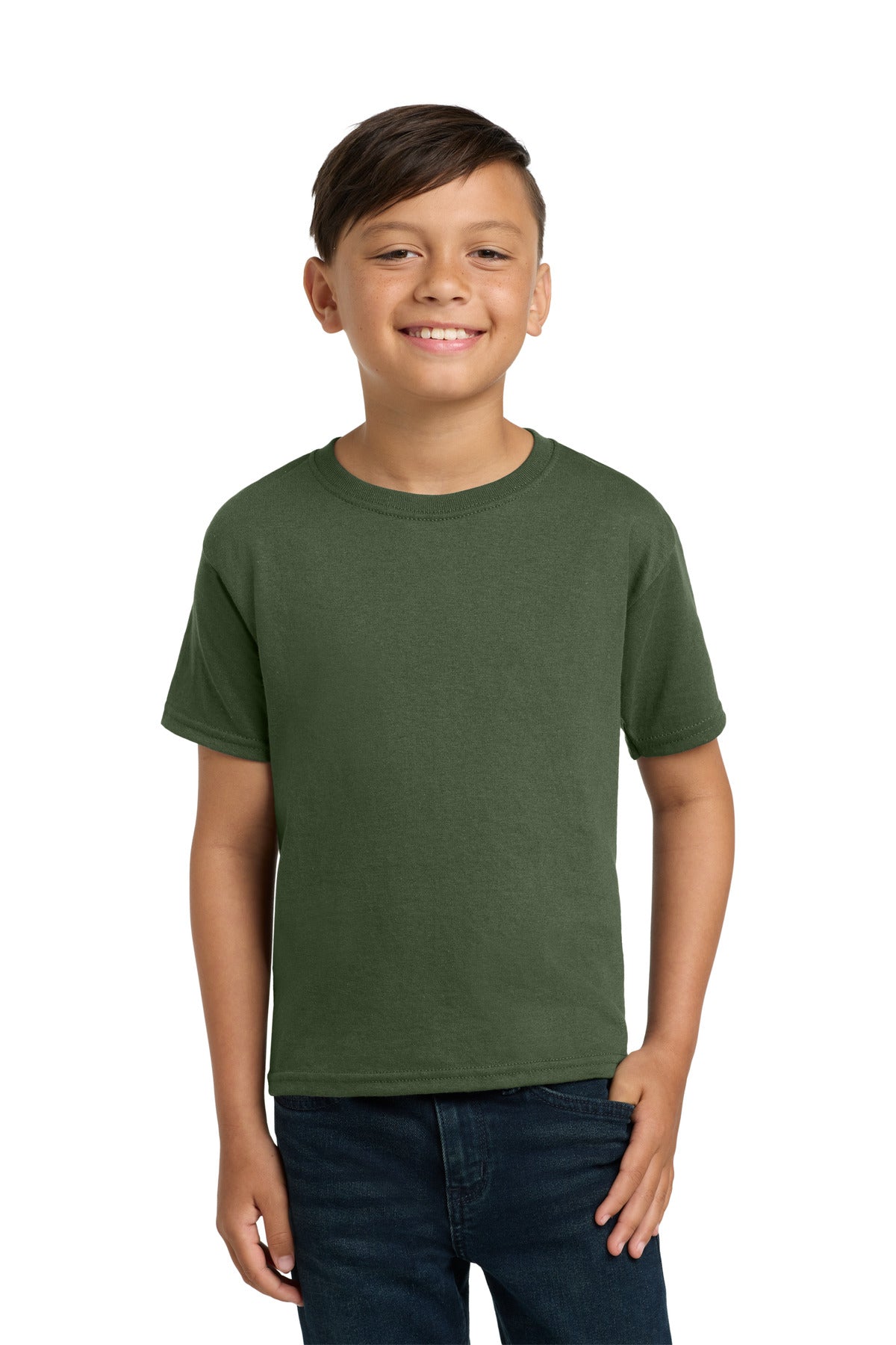 Jerzees Youth Dri-Power 50/50 Cotton/Poly T-Shirt.  29B