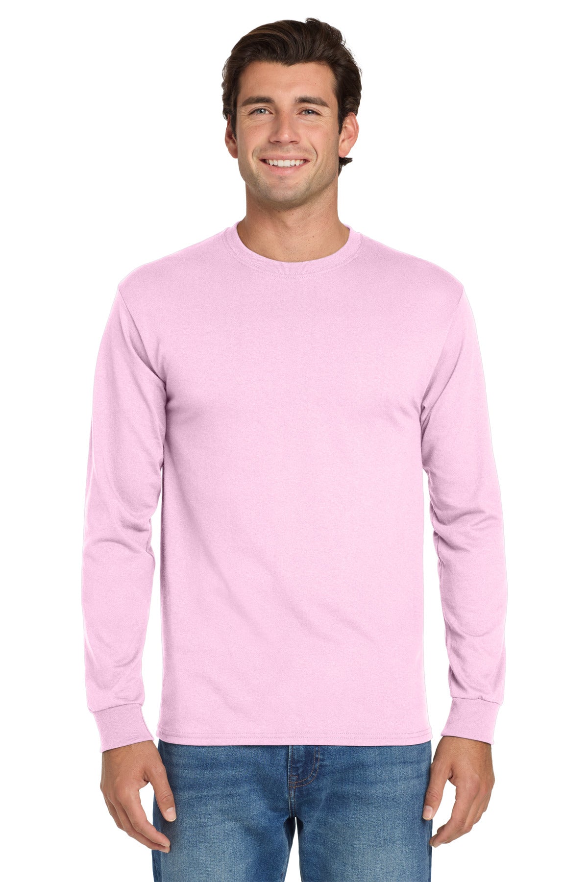 Jerzees Dri-Power 50/50 Cotton/Poly Long Sleeve T-Shirt.  29LS