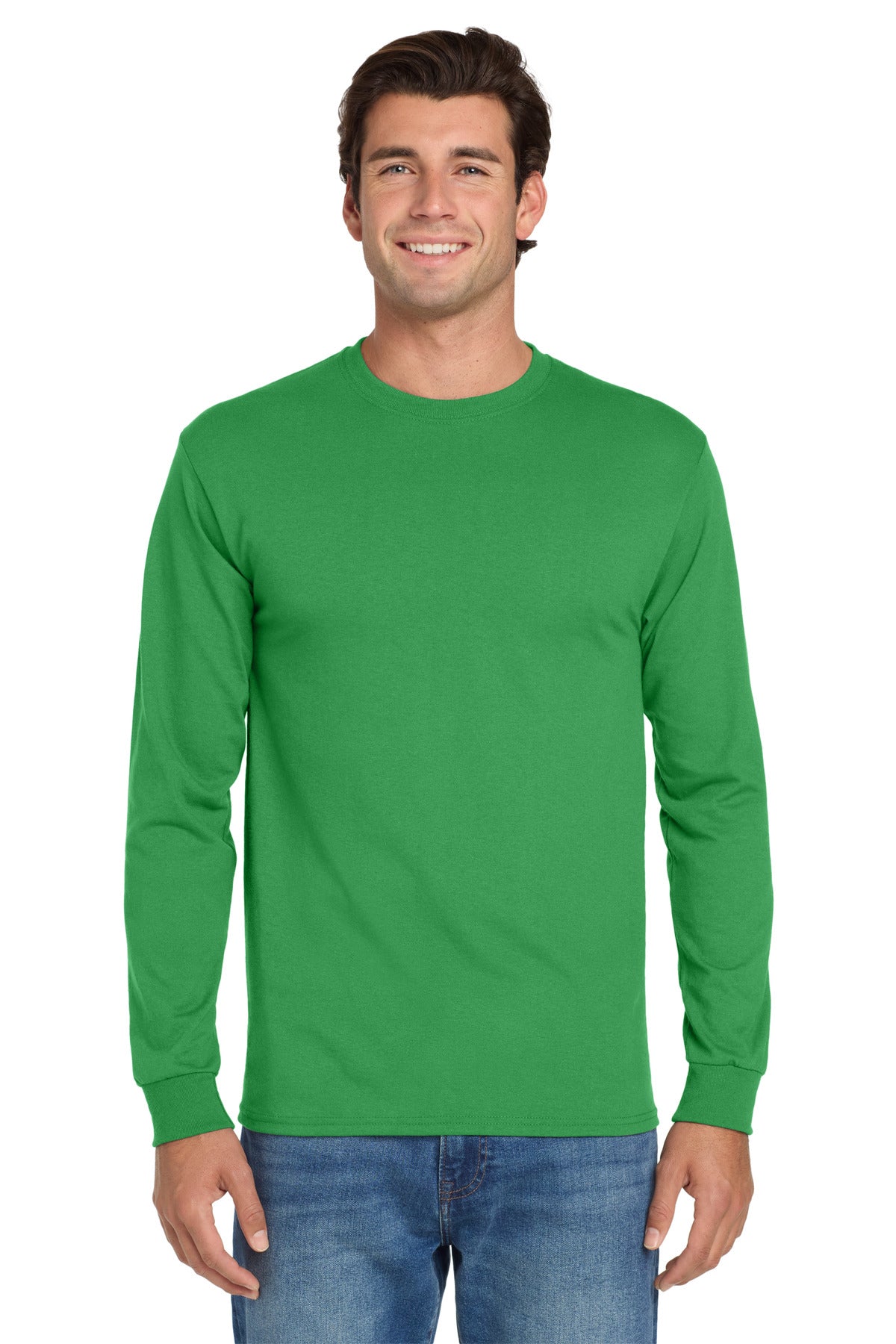 Jerzees Dri-Power 50/50 Cotton/Poly Long Sleeve T-Shirt.  29LS