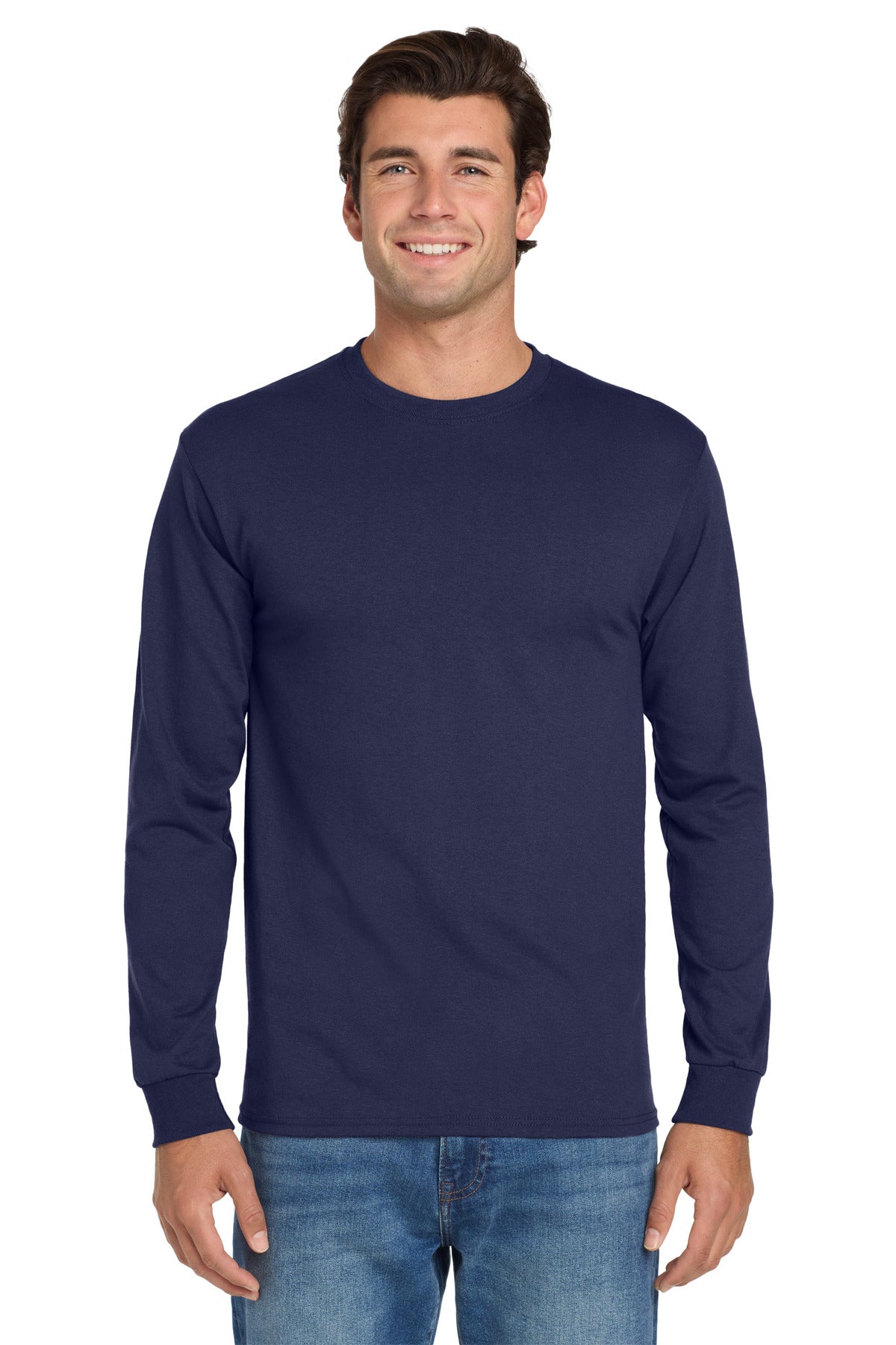 Jerzees Dri-Power 50/50 Cotton/Poly Long Sleeve T-Shirt.  29LS