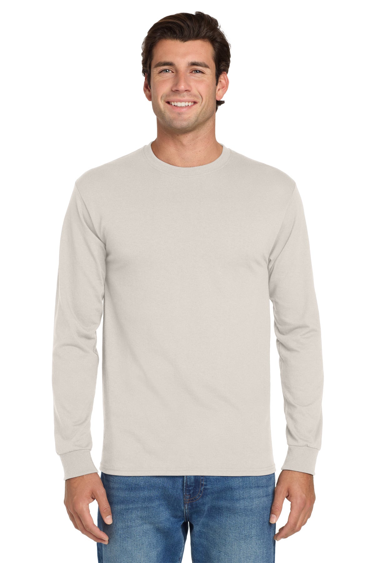Jerzees Dri-Power 50/50 Cotton/Poly Long Sleeve T-Shirt.  29LS