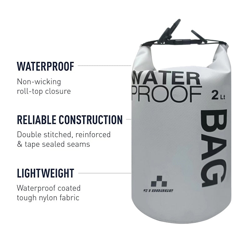 2L Waterproof Dry Bag Pack Sack Swimming Rafting Fishing Boaring River Trekking image 2