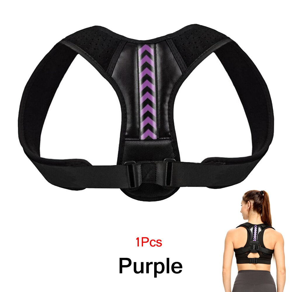 Adjustable Back Posture Corrector Belt Clavicle Spine Men Women Home Office Out image 3