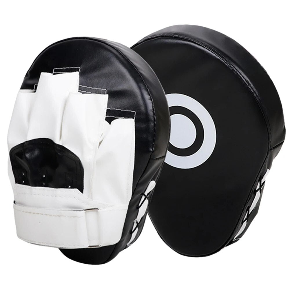 5-Finger Hand Target PU Leather Curved Punching Mitts Breathable Kickboxing Pad image 4