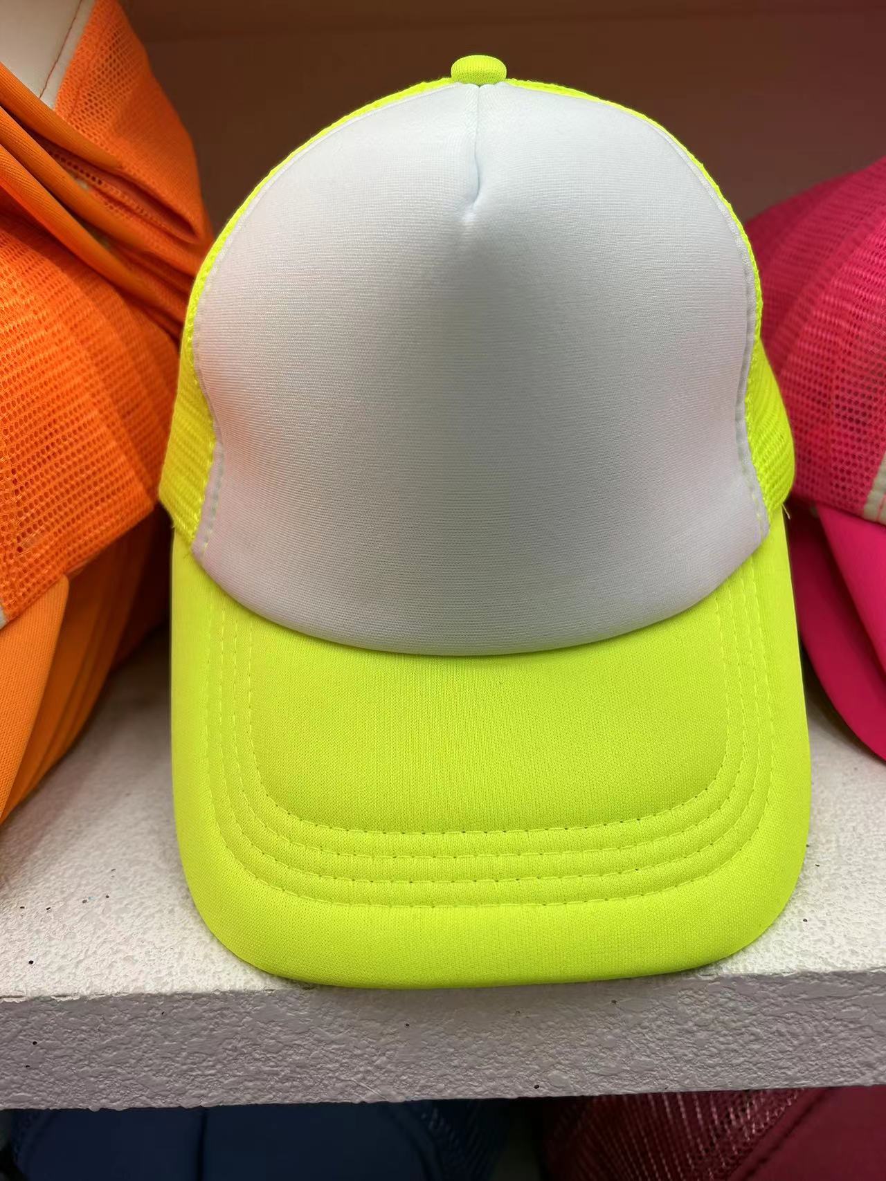 Unisex Cheaper 5 Panel Trucker Hat For Adult Summer Net Baseball Cap Men Women  image 4