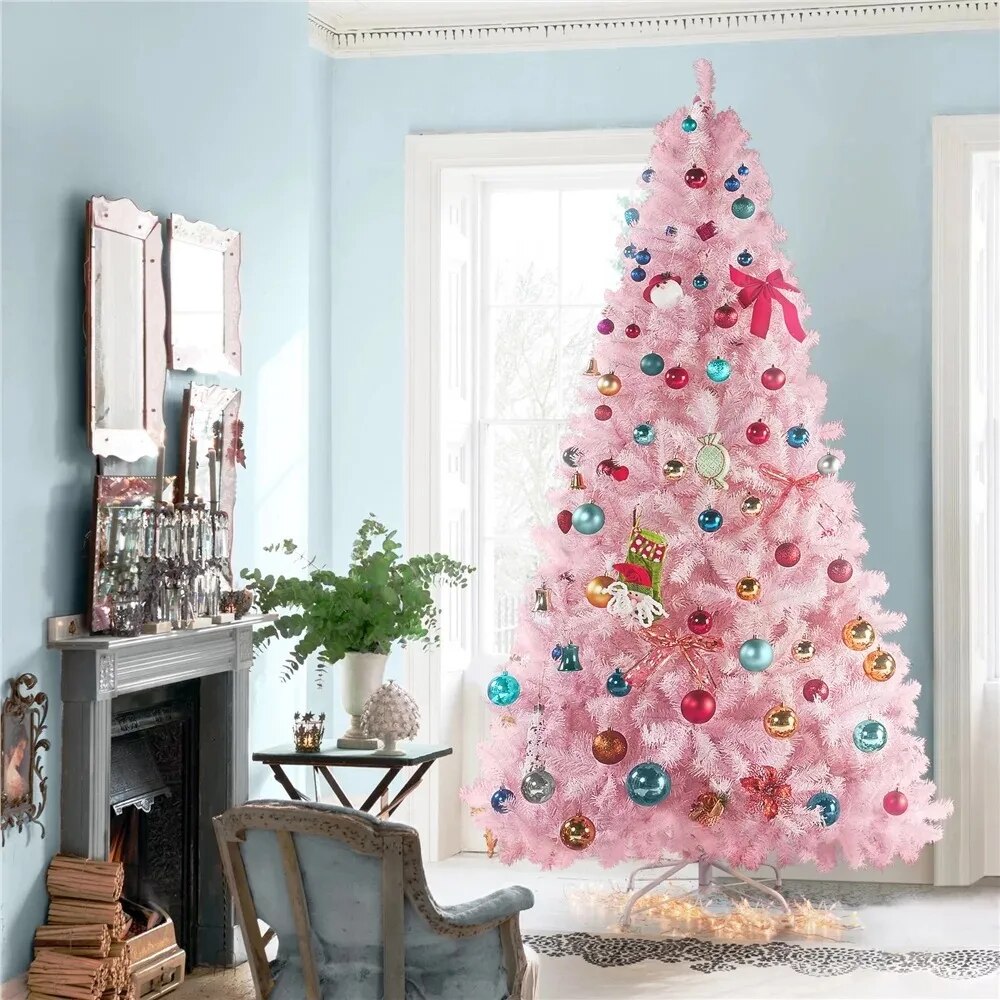 Hinged Spruce Artificial Christmas Tree, with Foldable Stand 6' christmas  xmas image 1