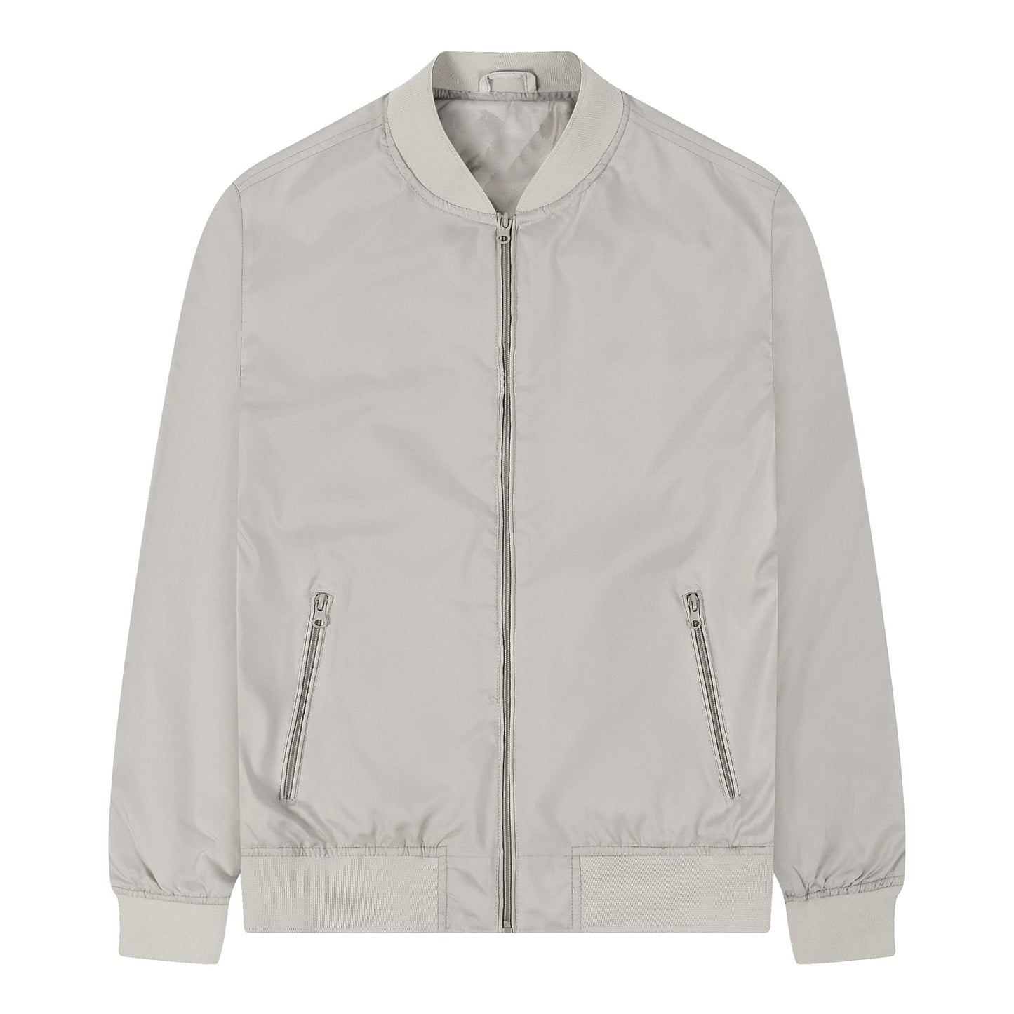 Men Bomber Jacket Fashion  Lightweight Windbreaker Spring Fall Casual