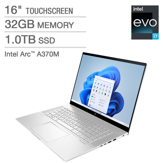 HP ENVY 16" Touchscreen Intel Evo Platform Laptop - 12th Gen Intel Core i7-1270 image 0