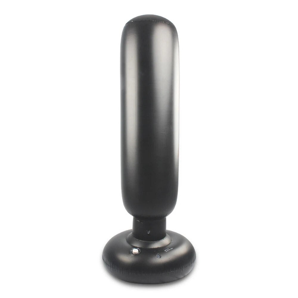 160cm Boxing Punching Bag Inflatable Free-Stand Tumbler Muay Thai Training Pres image 4