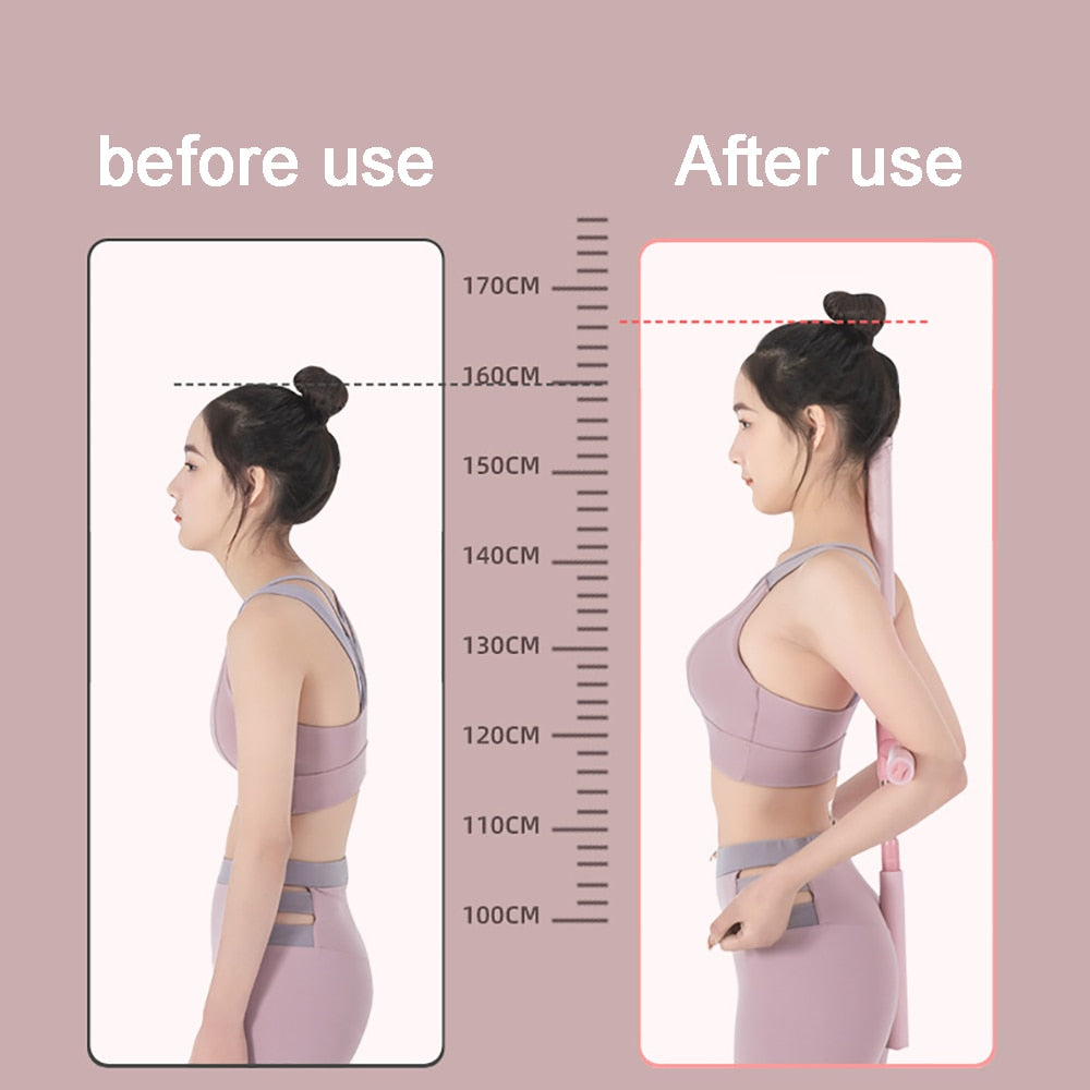 Yoga Posture Corrector Stick Hunchback Pilates Yoga Stick Standing Training Hom image 4