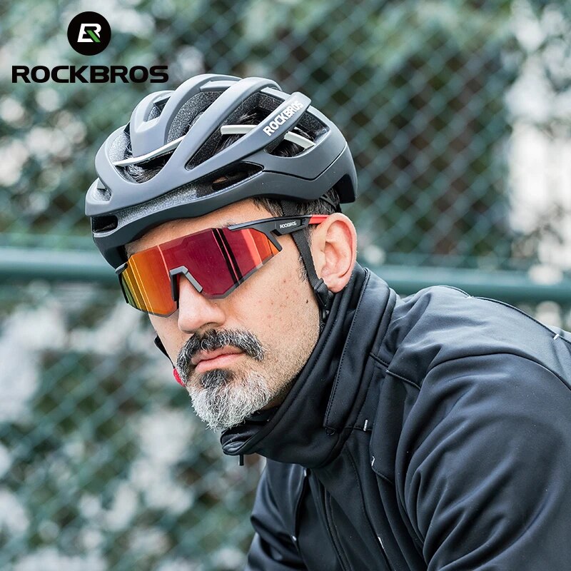 ROCKBROS Polarized Photochromic Bike Glasses Outdoor UV400 Bicycle Eyewear Sung image 6
