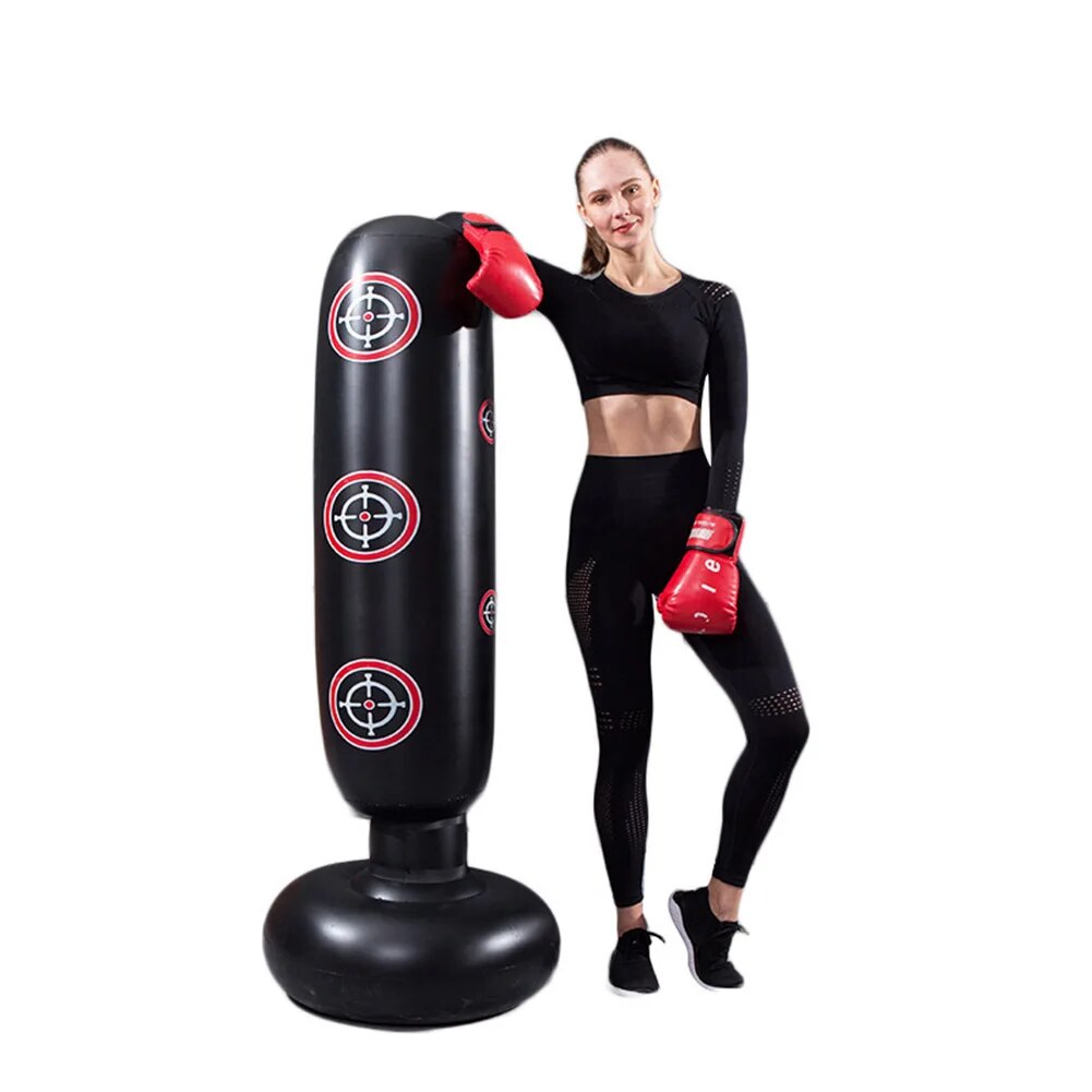 1.2/1.6M Inflatable Boxing Punching Bag for Adult Children Boxing Equipment San image 19