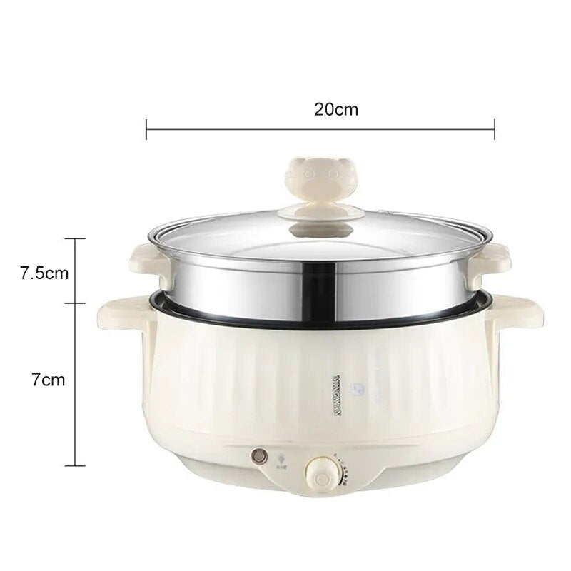 Multi Cookers Single/Double Layer Electric Pot 1.7L 1-2 People Household Non-st image 7