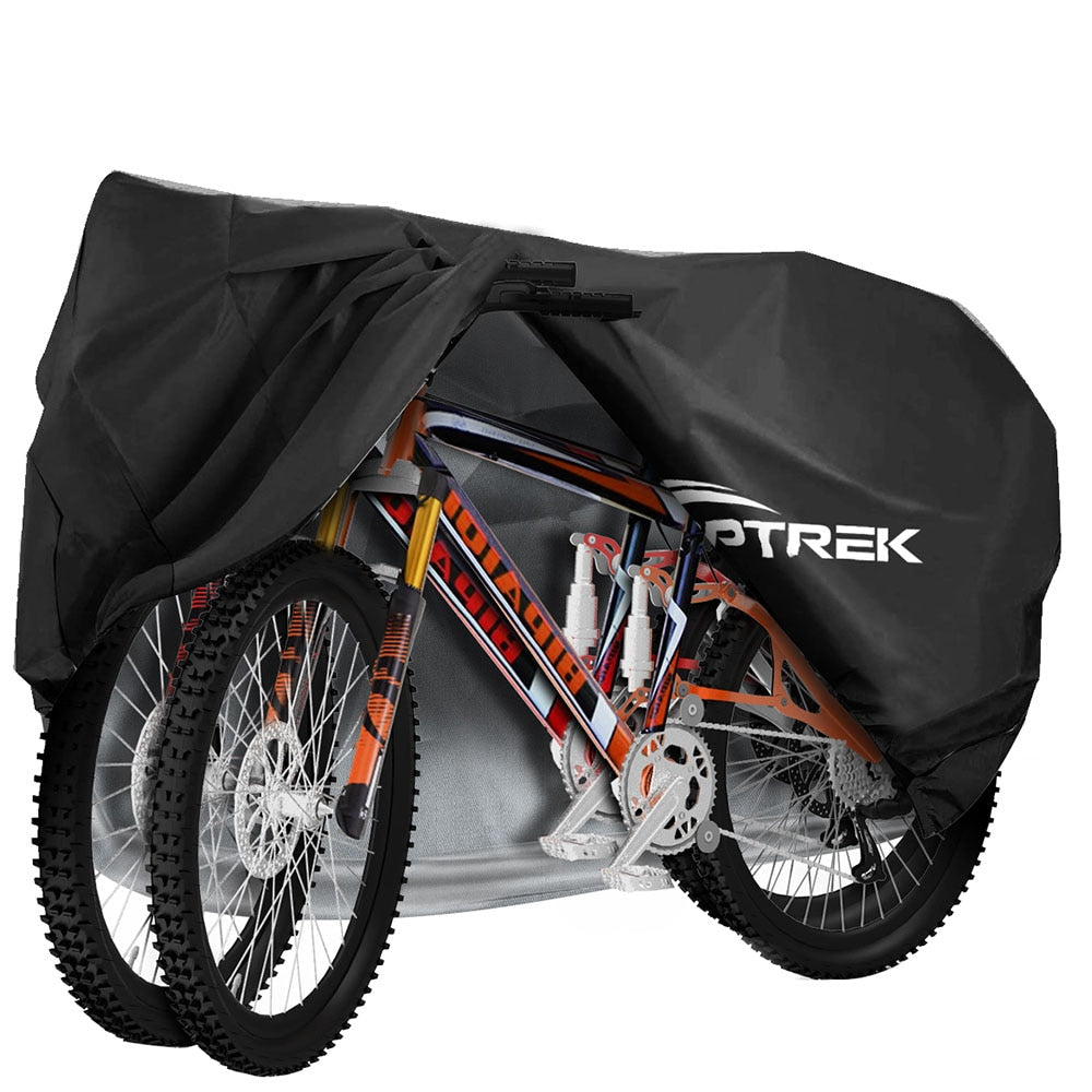 Toptrek Bike Cover 210D Oxford Outdoor Storage Waterproof & Anti-UV Bicycle Cov image 0