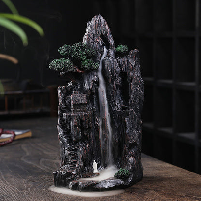 Zen Alpine Flowing Water Backflow Incense Burner Home Decoration Creative Ornam image 0