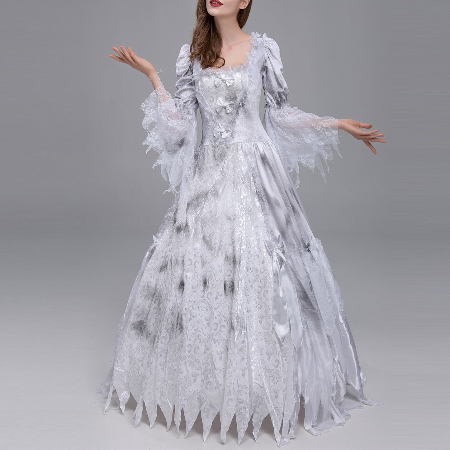 Halloween Wedding Dress Costume Zombie Bride Cosplay Dress Ghost Bride Cosplay  image 5