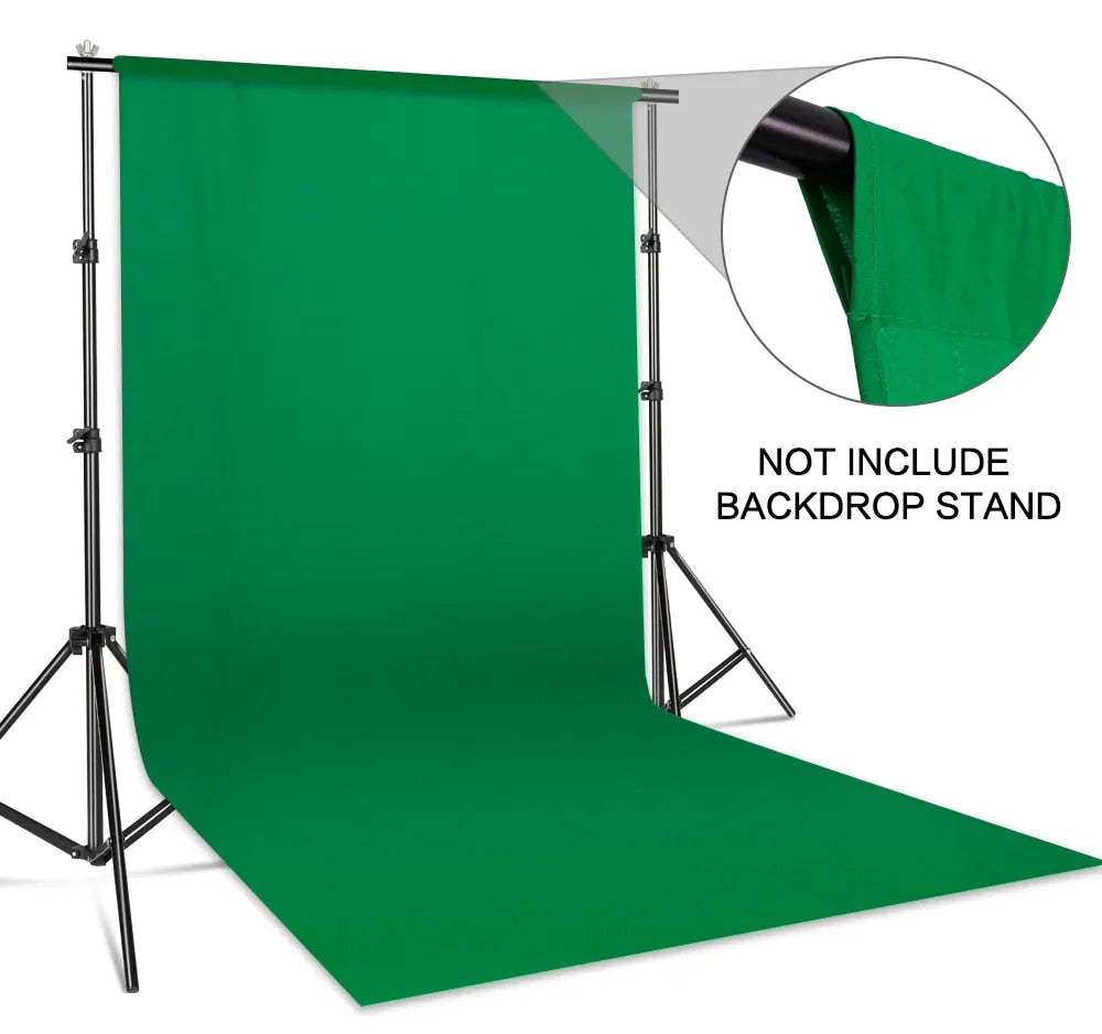 Pography Background Backdrop Smooth Muslin Cotton Green Screen Chromakey Cro image 8