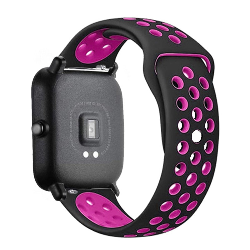 20mm 22mm Silicone Band For Samsung Galaxy Watch 4 Strap Correa Amazfit Bip 3/G image 4