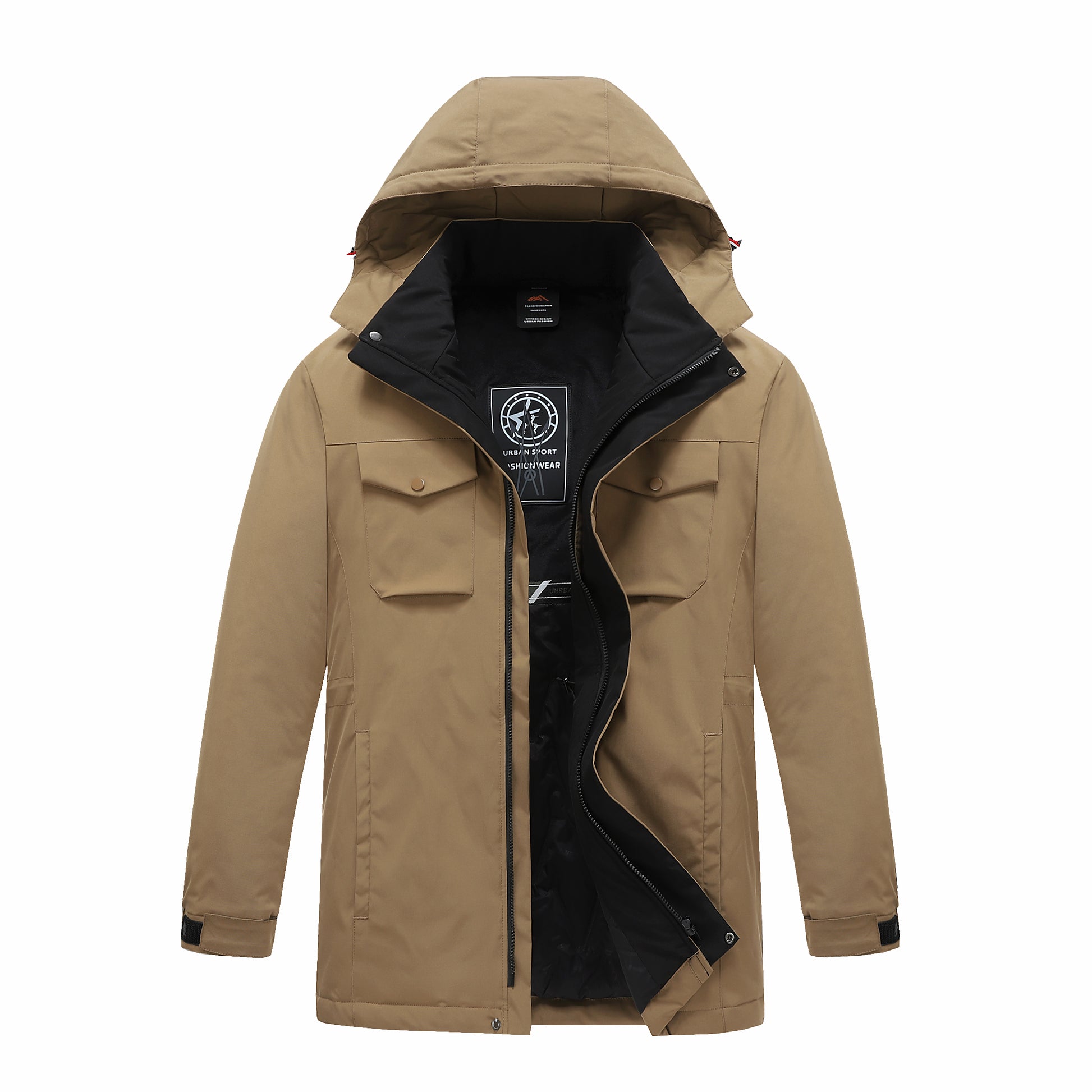 Winter Parka Men Windbreak Plus Thick Warm Windproof Fur Coats Male Military Ho image 2