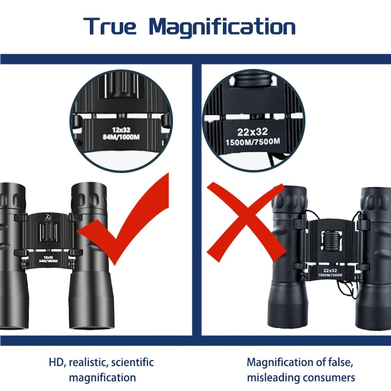 Binocular12x32TOPOPTICAL Professional Remote Folding Mini Telescope BAK4 Optics image 7