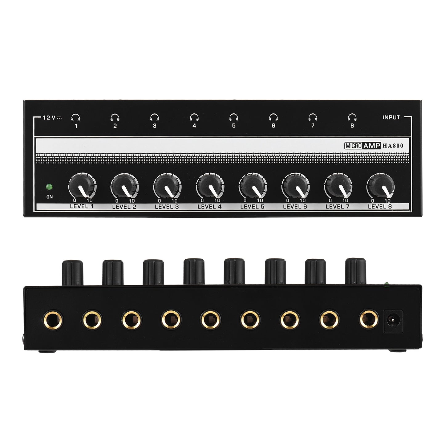 HA800 Headphone Amplifier Audio Amp. Ultra-compact 8 Channels Mini Audio Stereo image 4